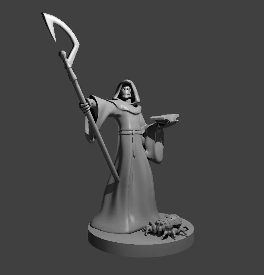 3D Printable Human Male Wizard 2 by FORG3D_MNL