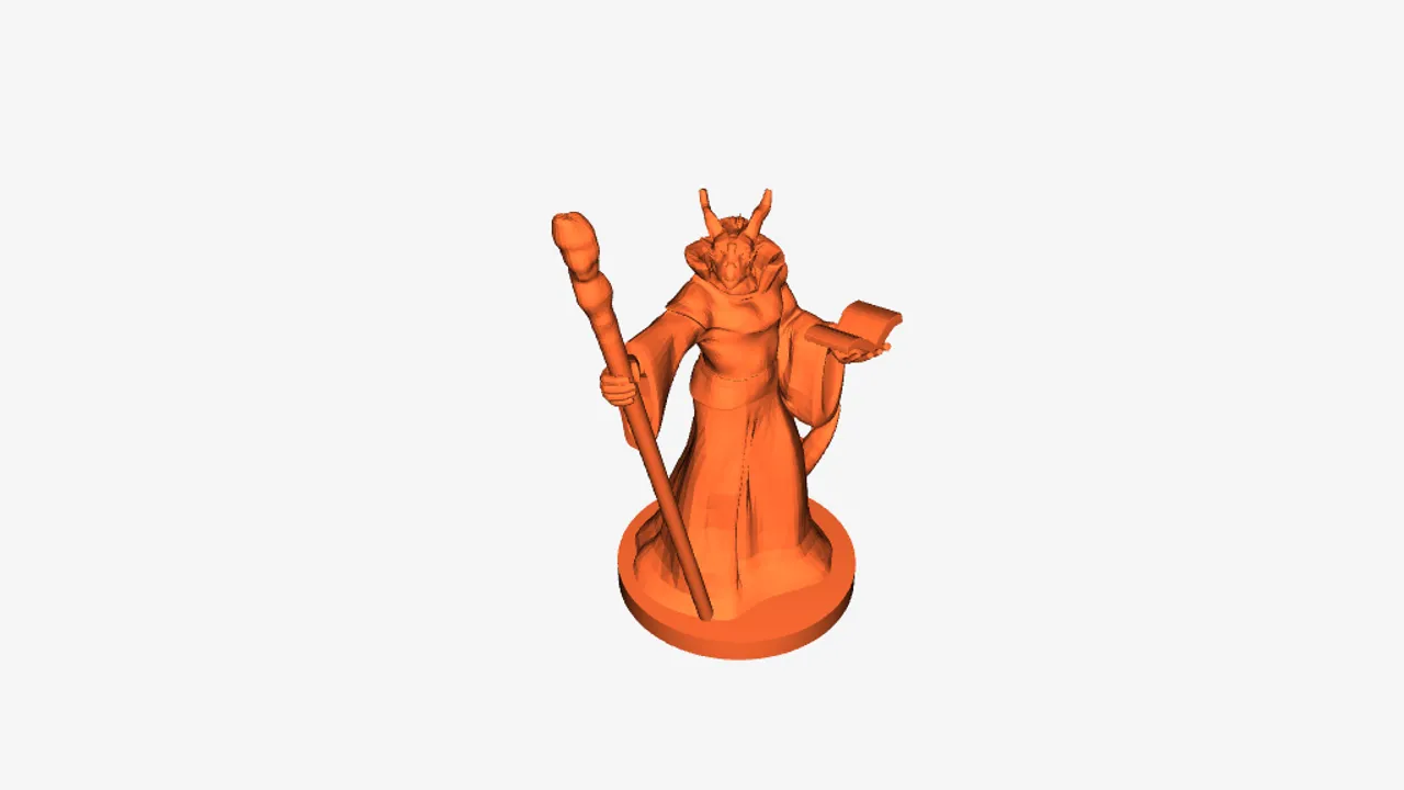 3D Printable Human Male Wizard 2 by FORG3D_MNL