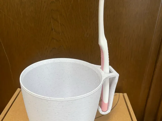 Tooth brush holder cup