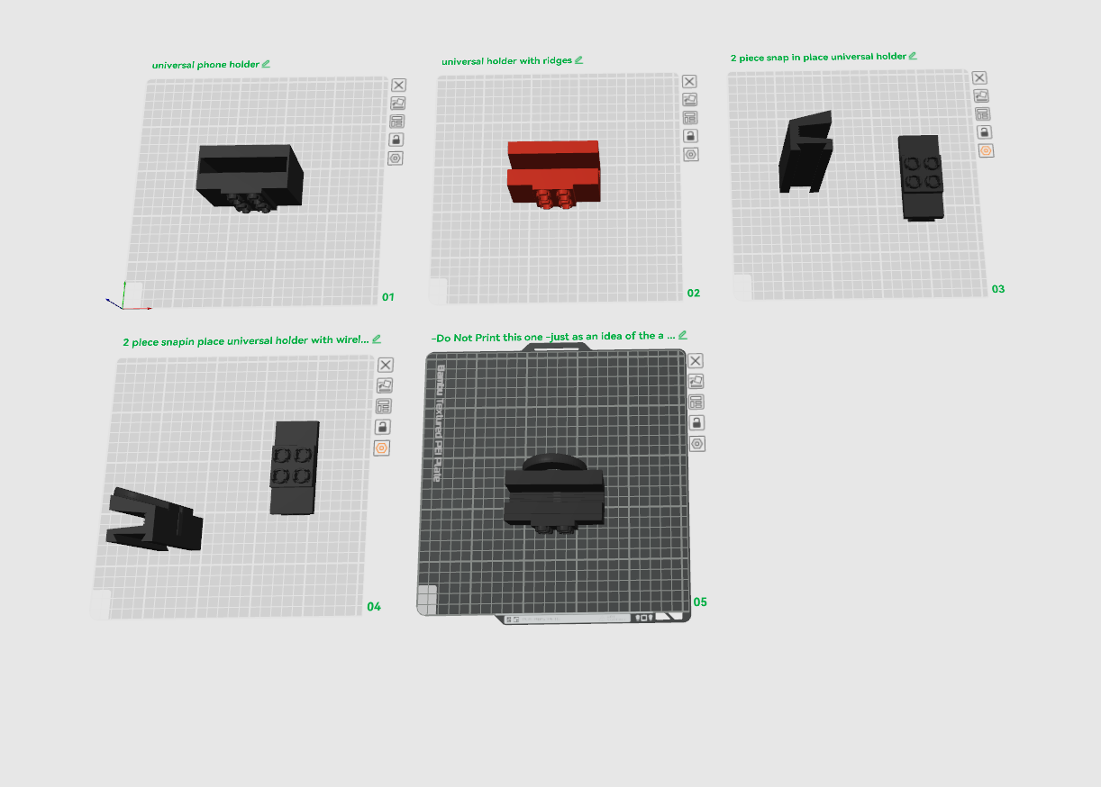 Cooler Master Qube 540 universal device holder