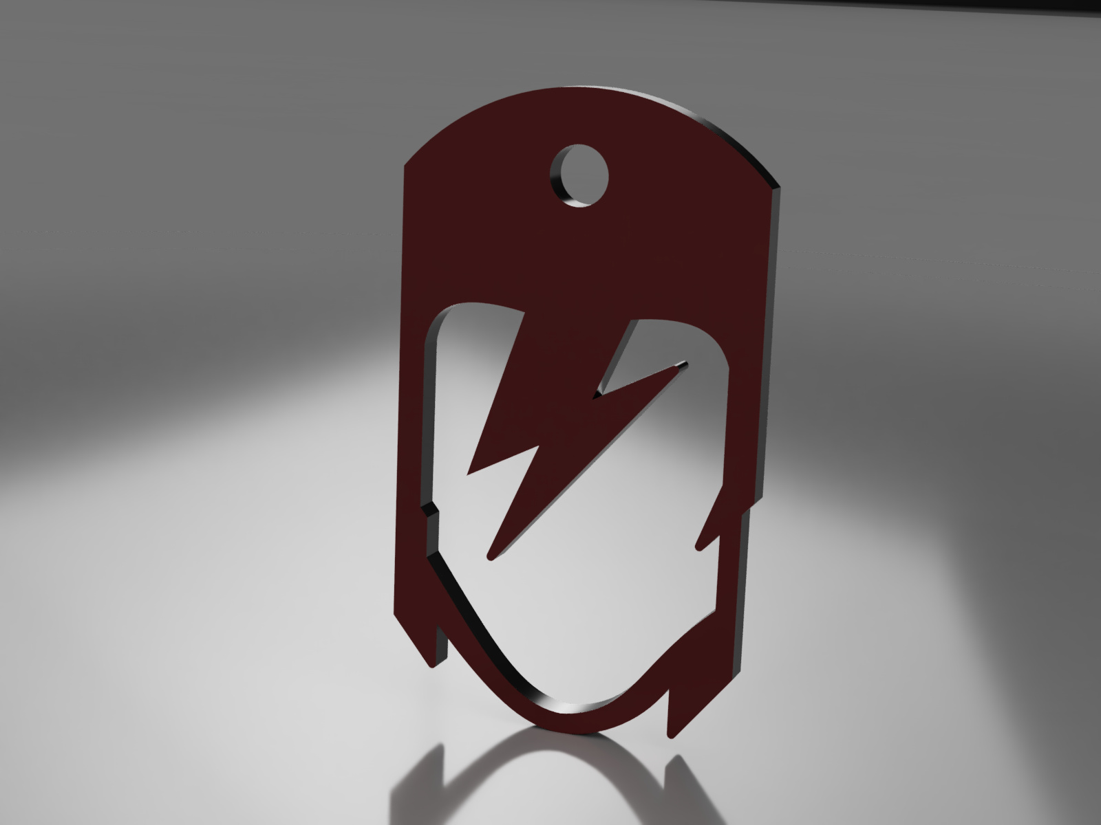 Bowie Artist Pendant – 3D Printable Jewelry (STL)