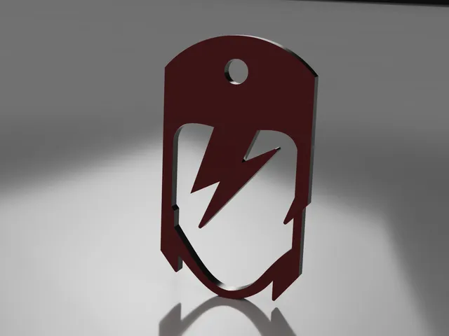 Bowie Artist Pendant – 3D Printable Jewelry (STL)