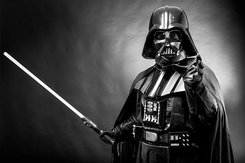 Lithophane of Darth Vader