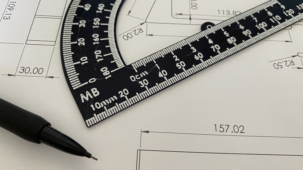 Semi Circular Protractor 180 Degree Angle, Ruler Centimetres ...