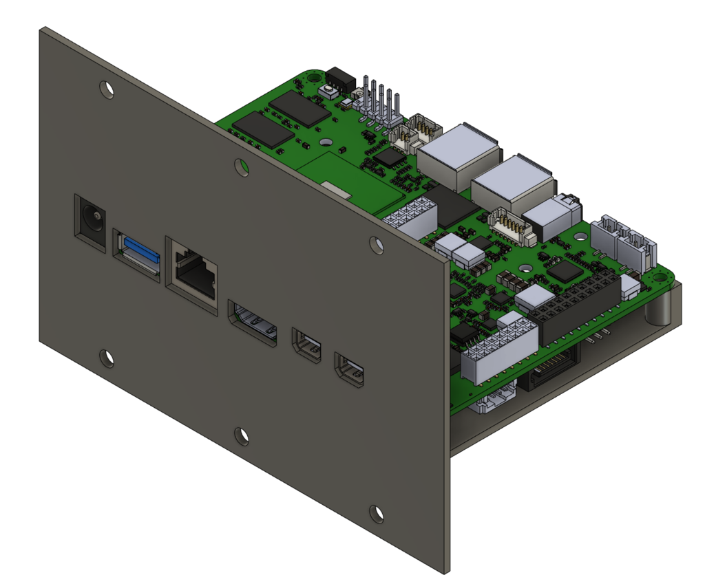 Udoo x86 Rack Mount on a modular system 19" 2U