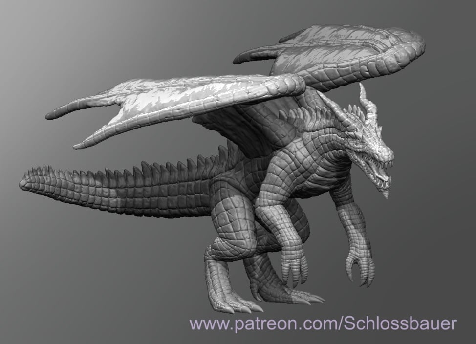 Prehistoric dragon
