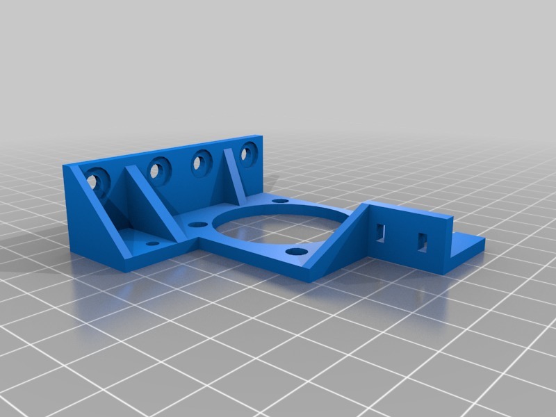 Anet AM8 alternative 40mm Extruder Fan Mount with Filament Guide