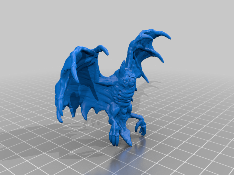 Miniatura 3 do modelo 3D Bat winged devil