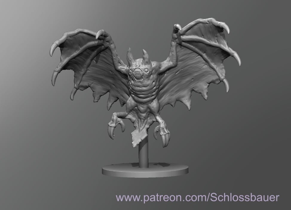 Bat winged devil