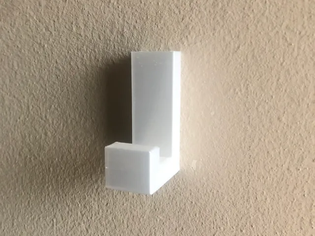 Modern Rectangular Coat Hanger one hole