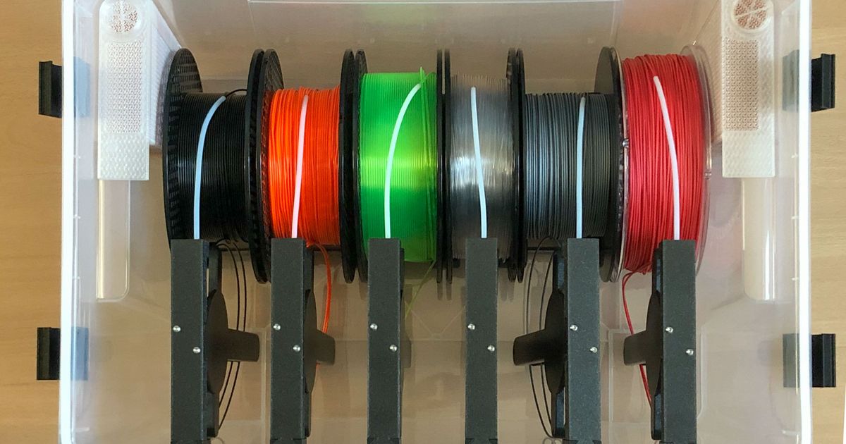 Ikea Samla 45l Filament Buffering Dry Box V2 by Canislupus Download free STL model