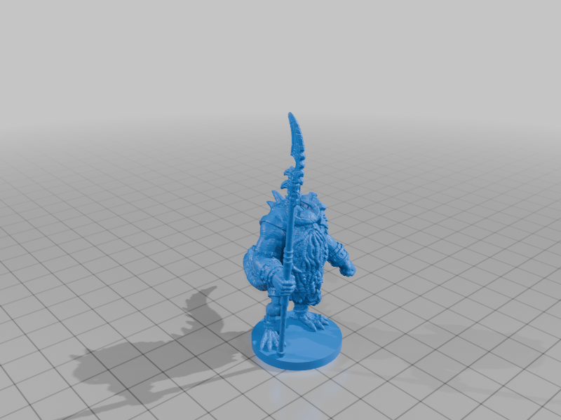 Miniatura 2 do modelo 3D Bearded Devil