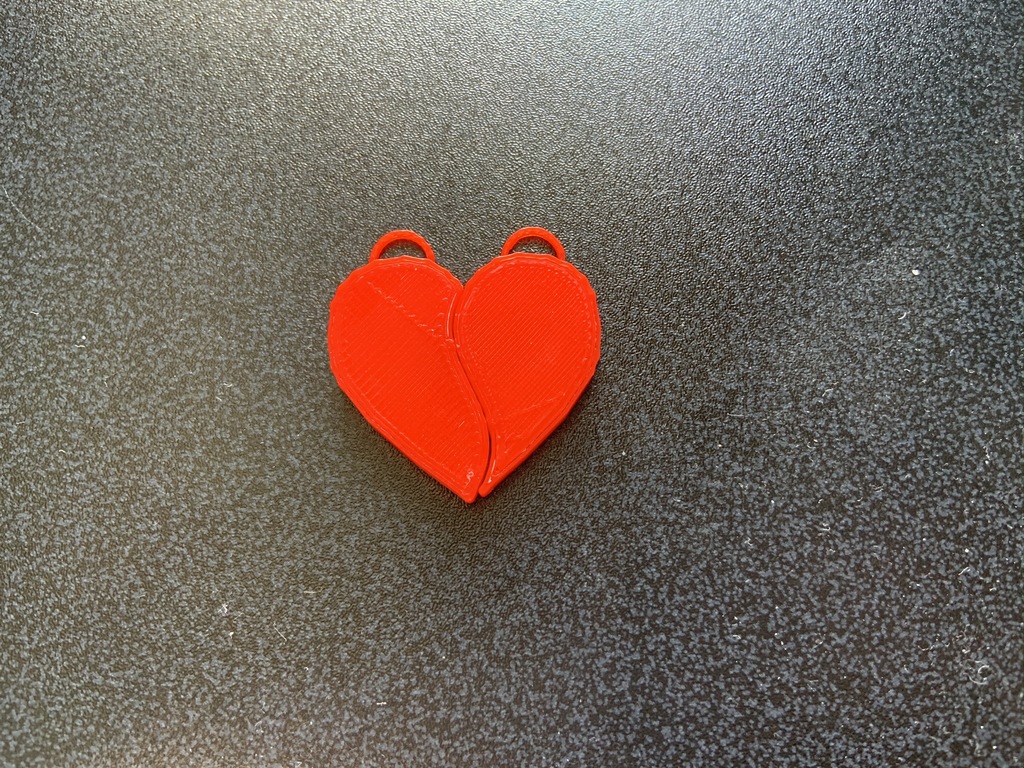 Heart Keychain Pair