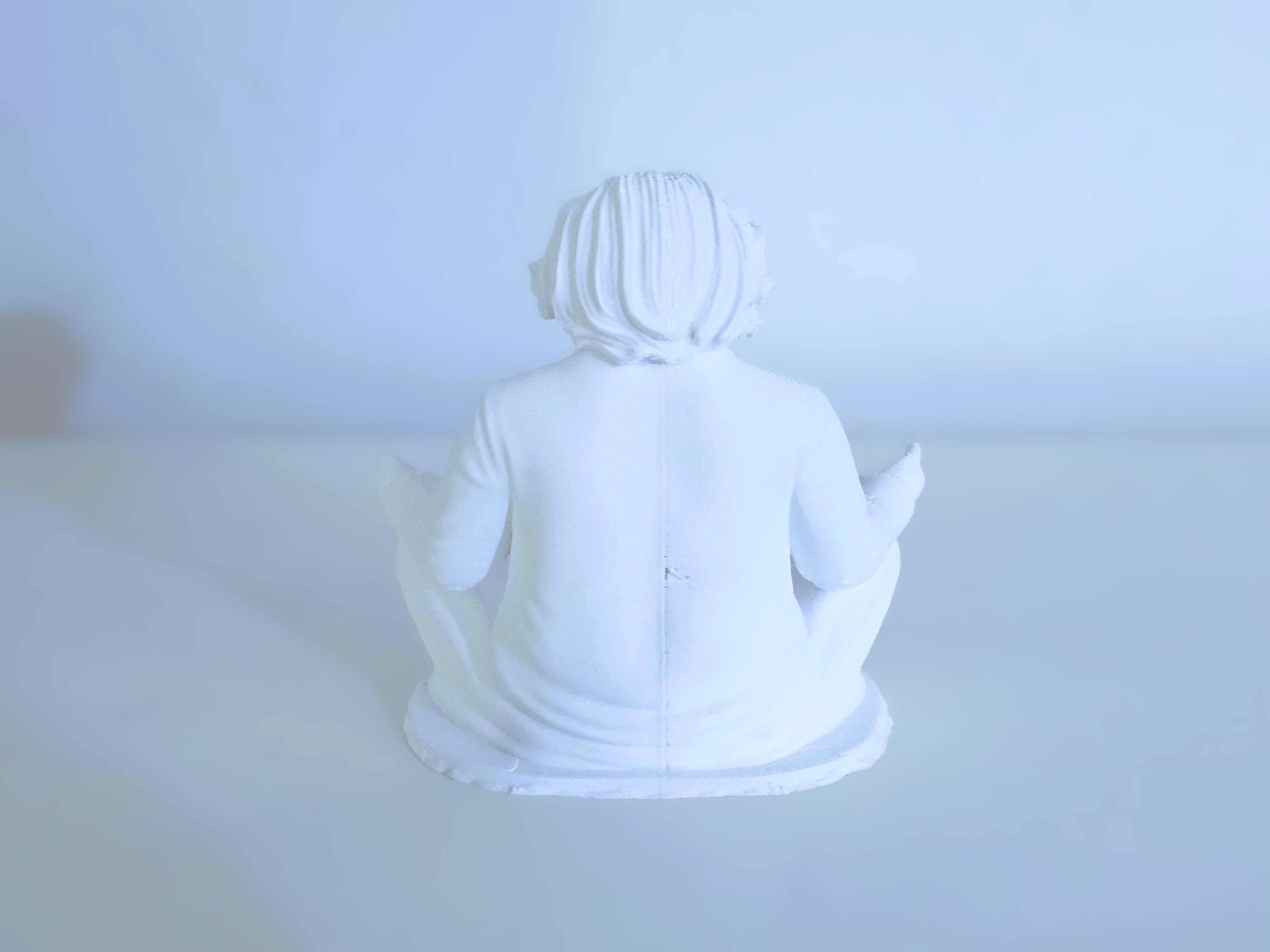 Miniatura 5 do modelo 3D Albert Einstein yoga figure