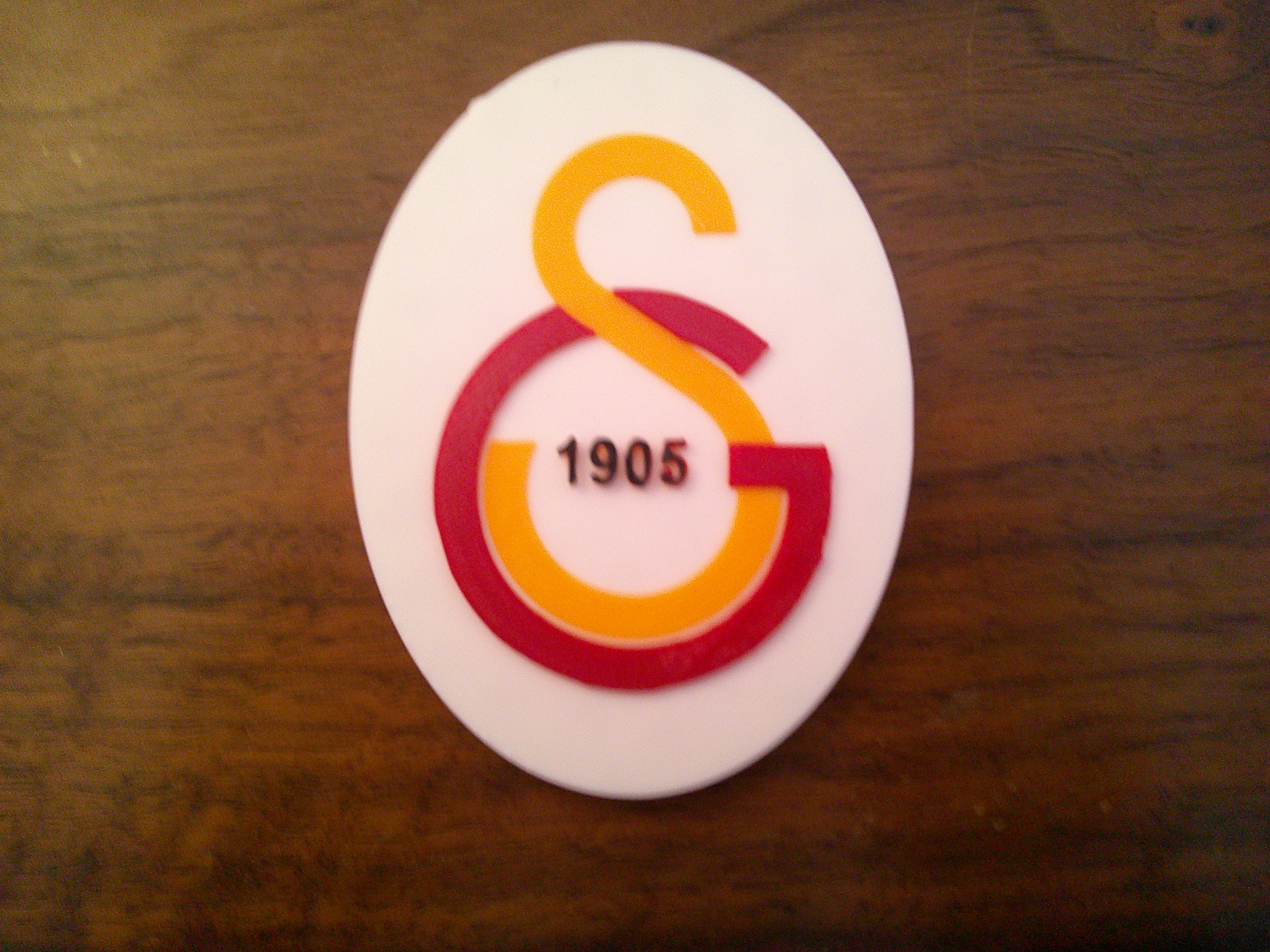 Galatasaray S.K. Logo Coaster or Plaque