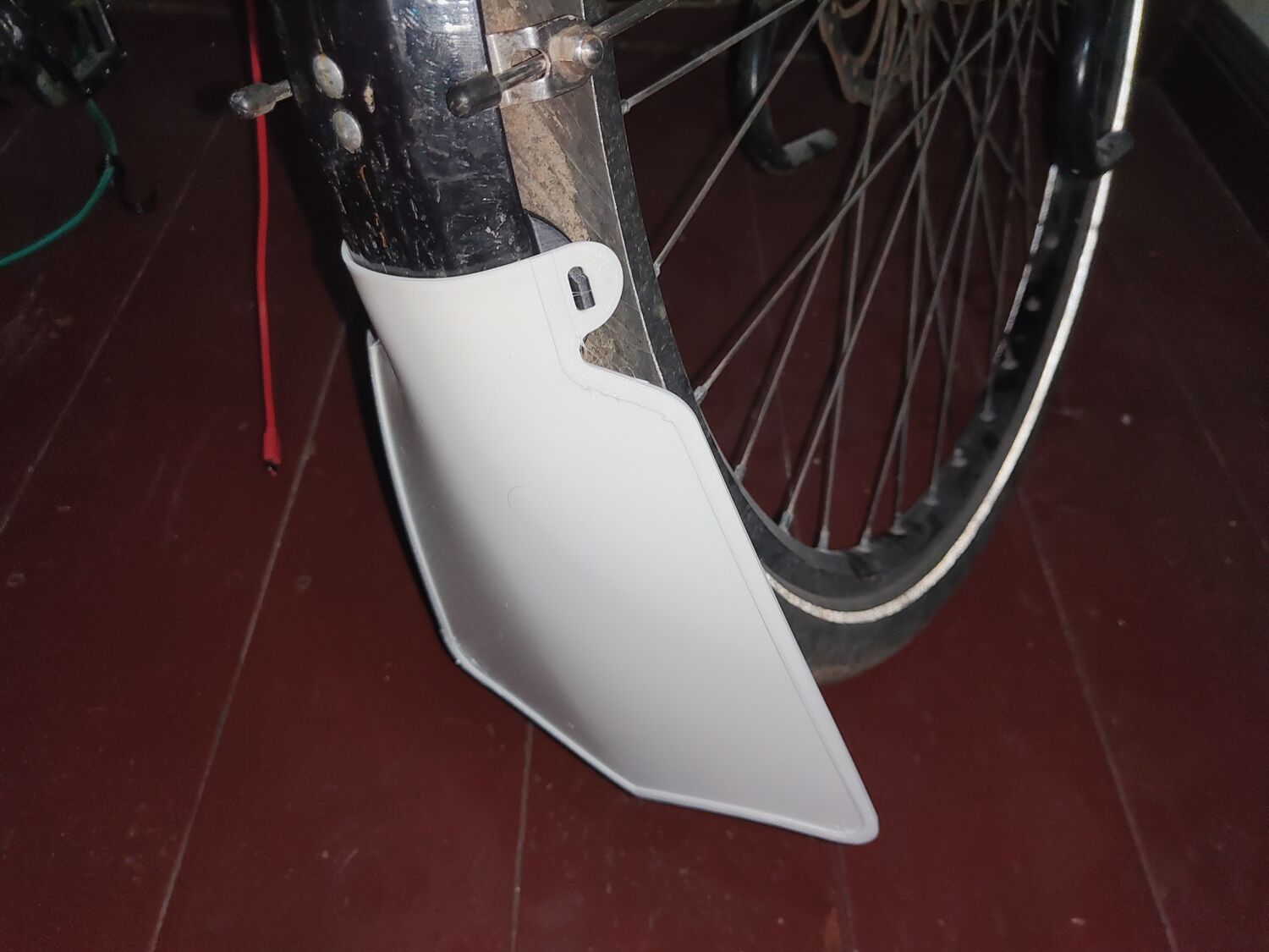 Bicycle splash guard