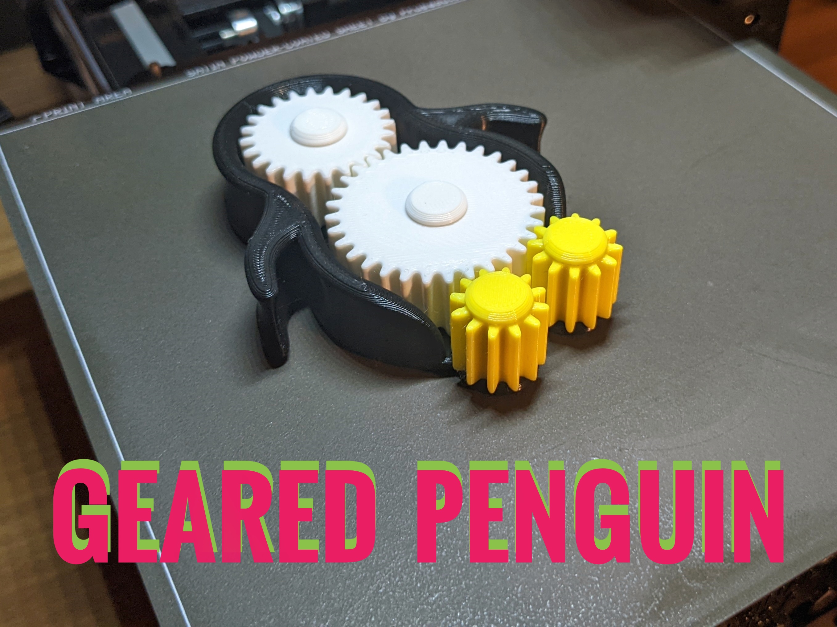 Geared Penguin Toy