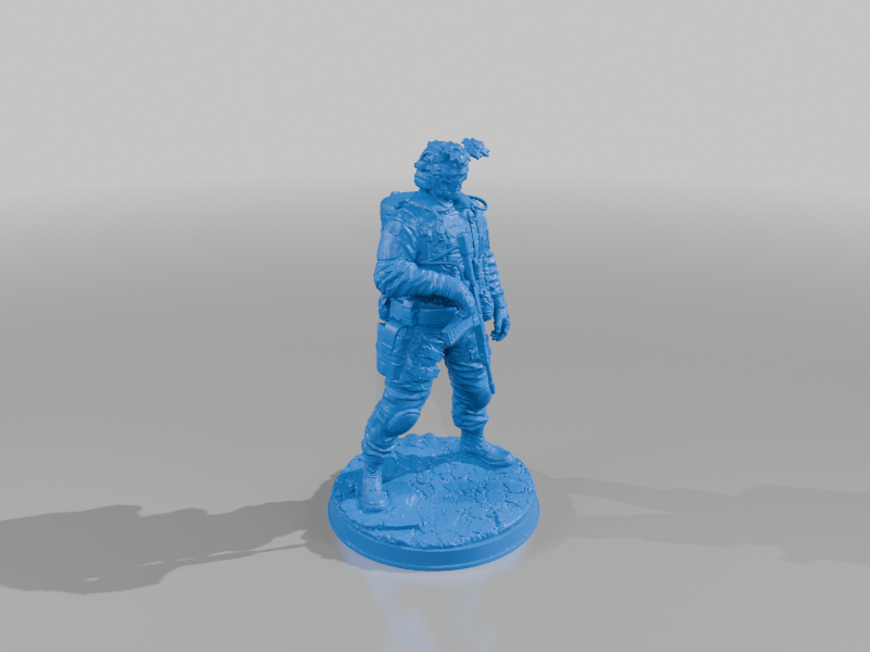 Miniatura 4 do modelo 3D Ghost (CoD)