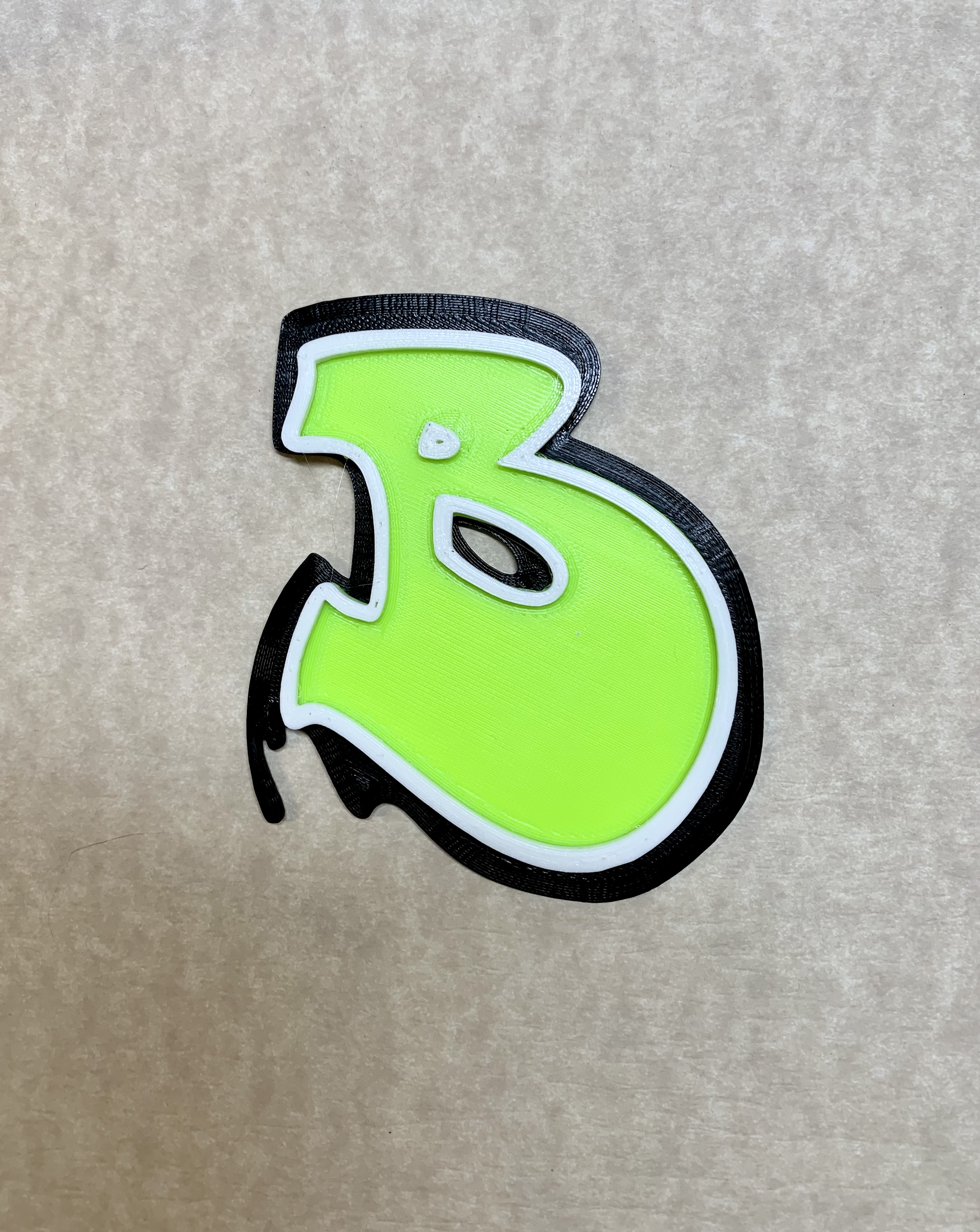 Graffiti Alphabet - Letter 'B' Revised