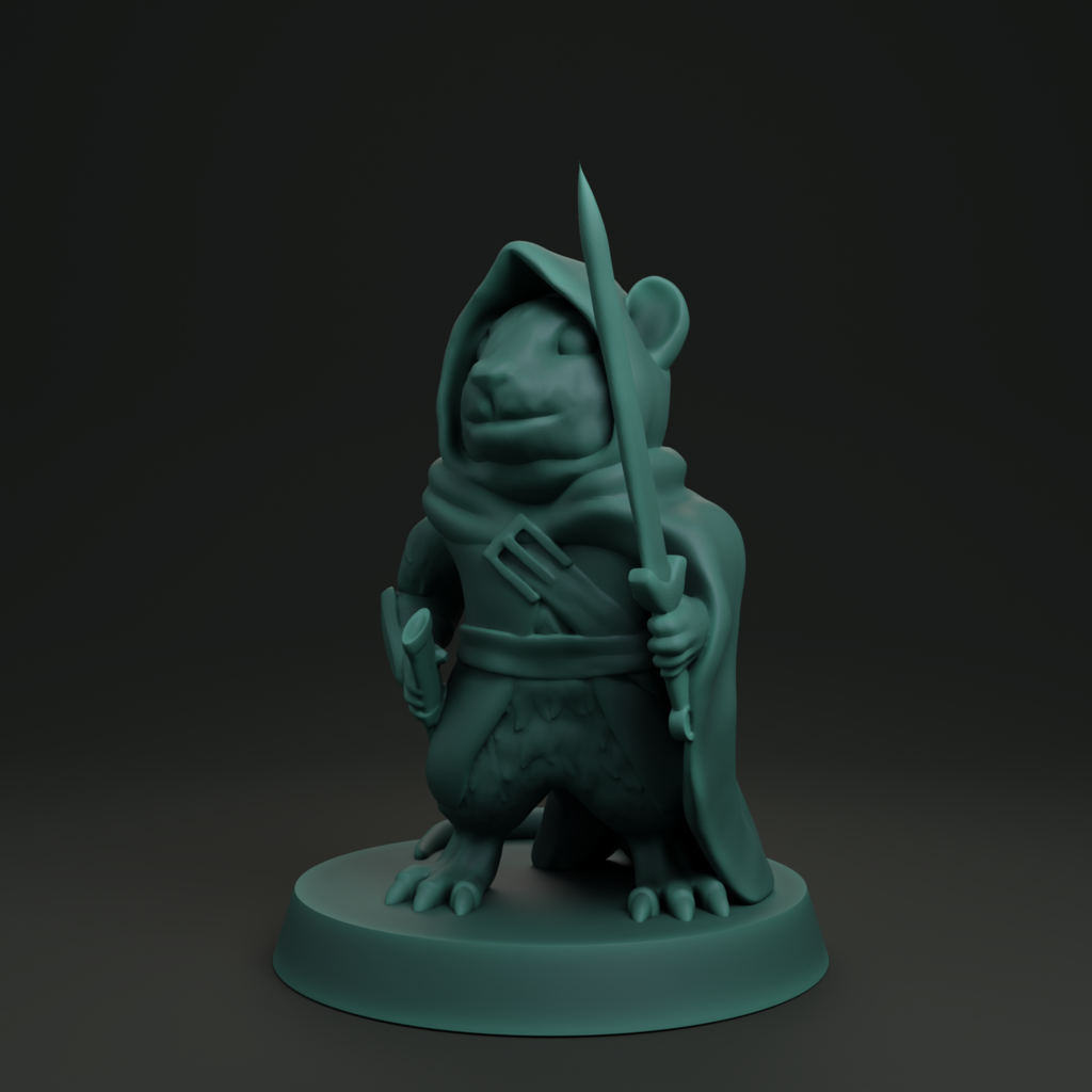 Mouseling warrior FDM supportless