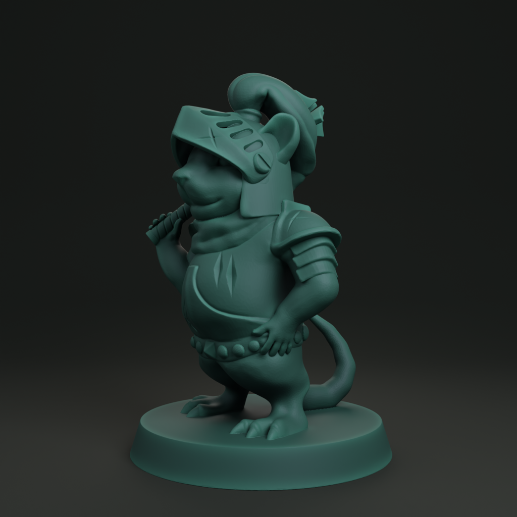 Mouseling knight FDM supportless
