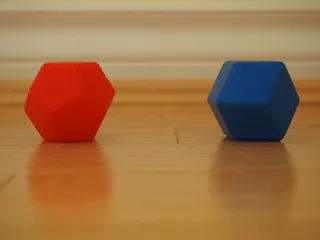 OpenSCAD Dodecahedron (pentagonal and rhombic)