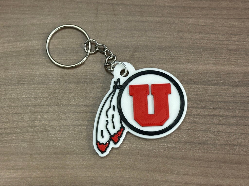 U of U Keychain - Simple