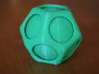 Sphere trapped in Dodecahedron