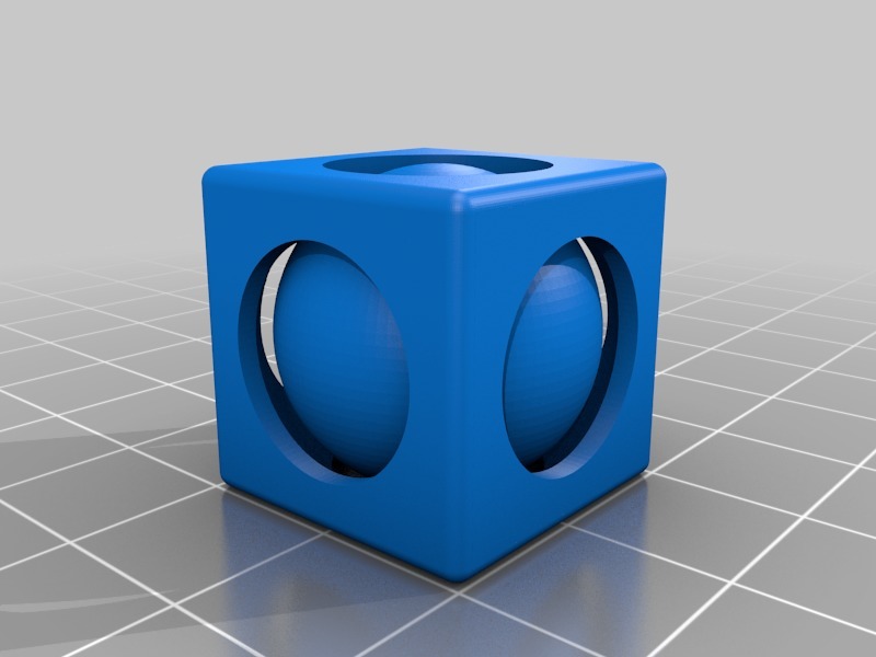 Miniatura 2 do modelo 3D Customizable Trapped Sphere