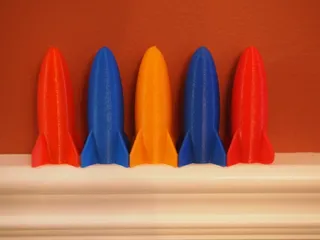 Rocket Print Test with rounded nose