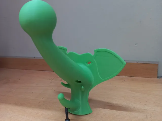 Elephant bike helmer hanger