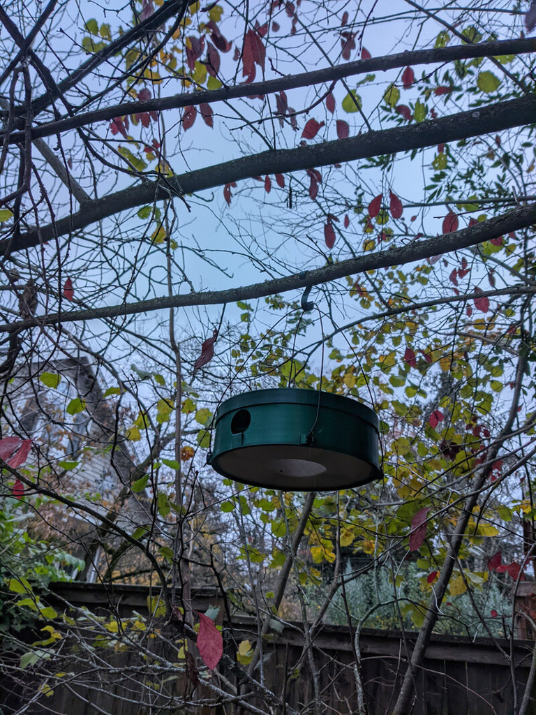 Old Filament Spool Birdhouse