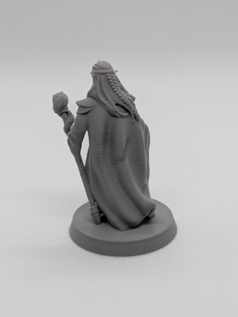 Miniatura 3 do modelo 3D Elf wizard FDM supportless