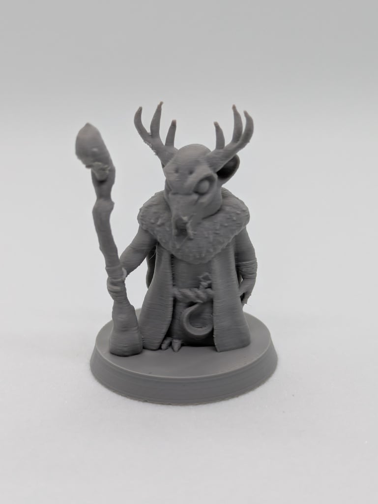 Mouseling druid FDM supportless — miniatura 2