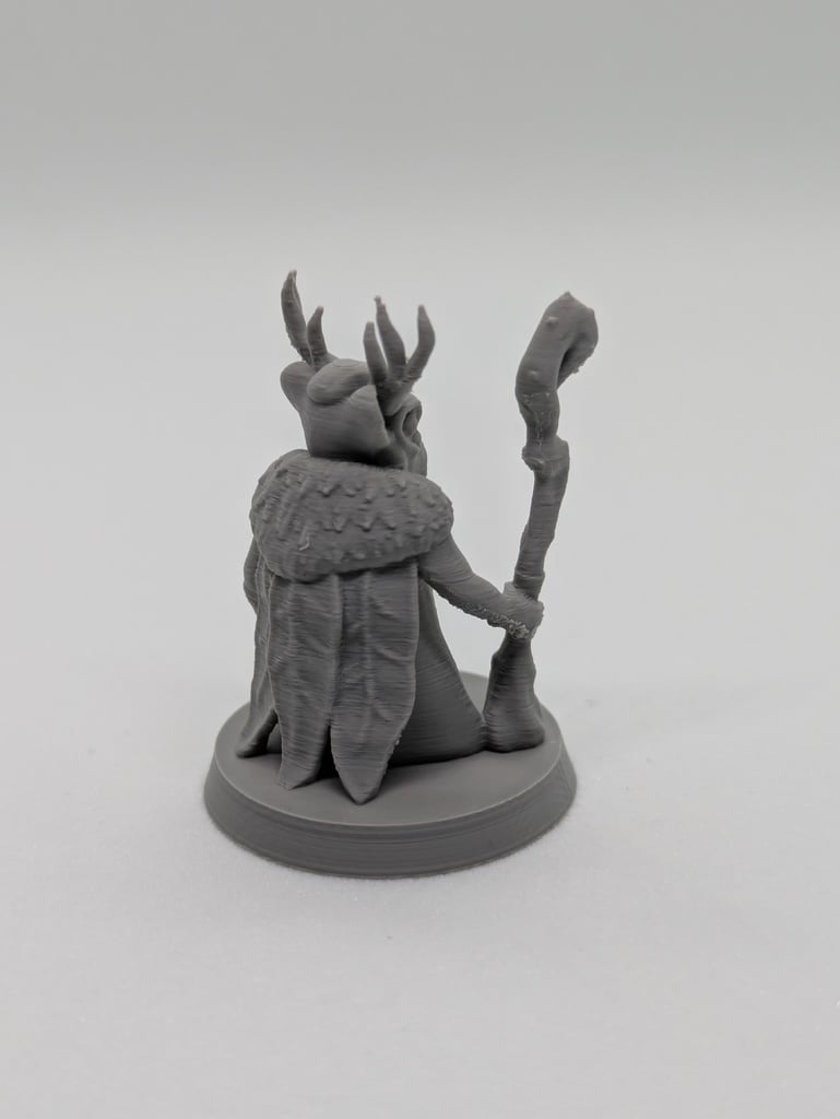 Mouseling druid FDM supportless — miniatura 3