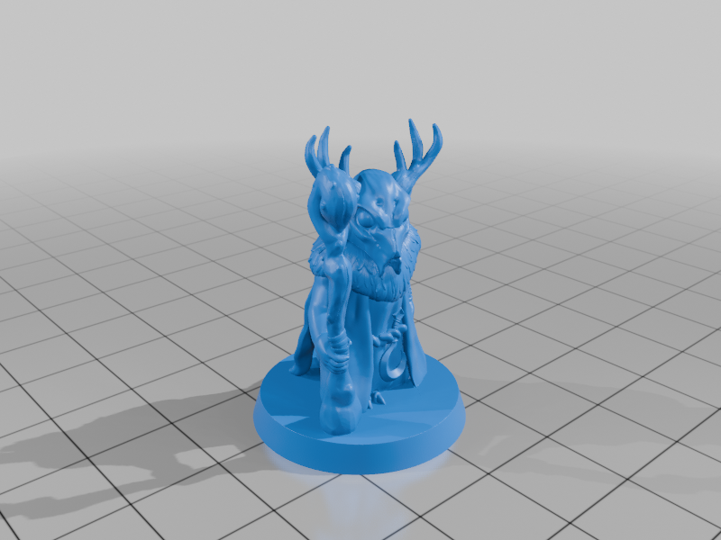 Mouseling druid FDM supportless — miniatura 4