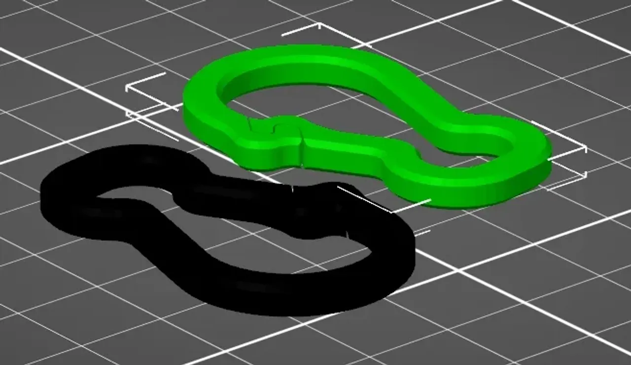 Tiny carabiner (load tested) by HD_Creator, Download free STL model