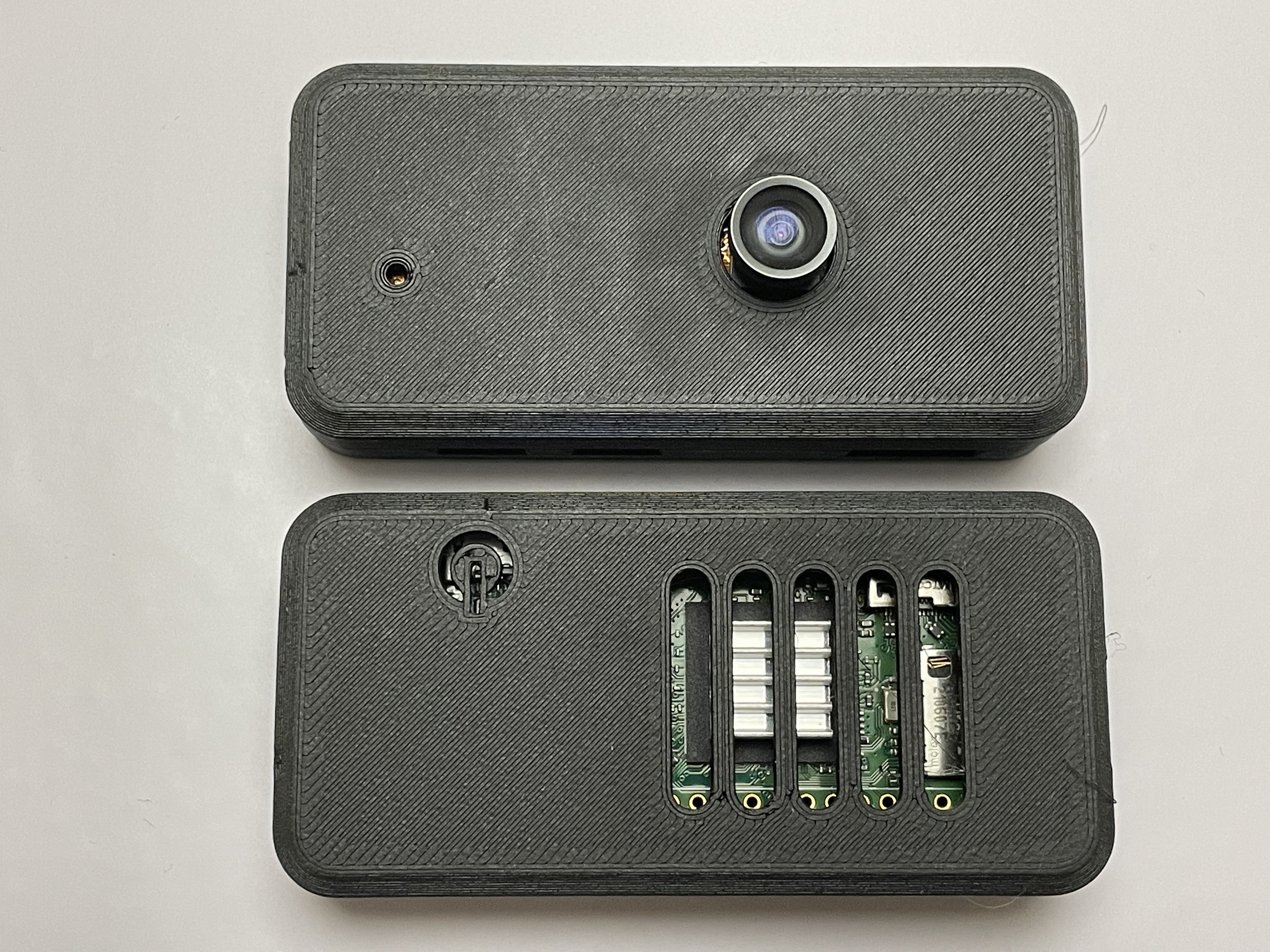 Ultra small Pi Zero Case for 120° or 160° Pimoroni/Arducam Pi Camera Module (Frank-S01-V1.0 OV5647)