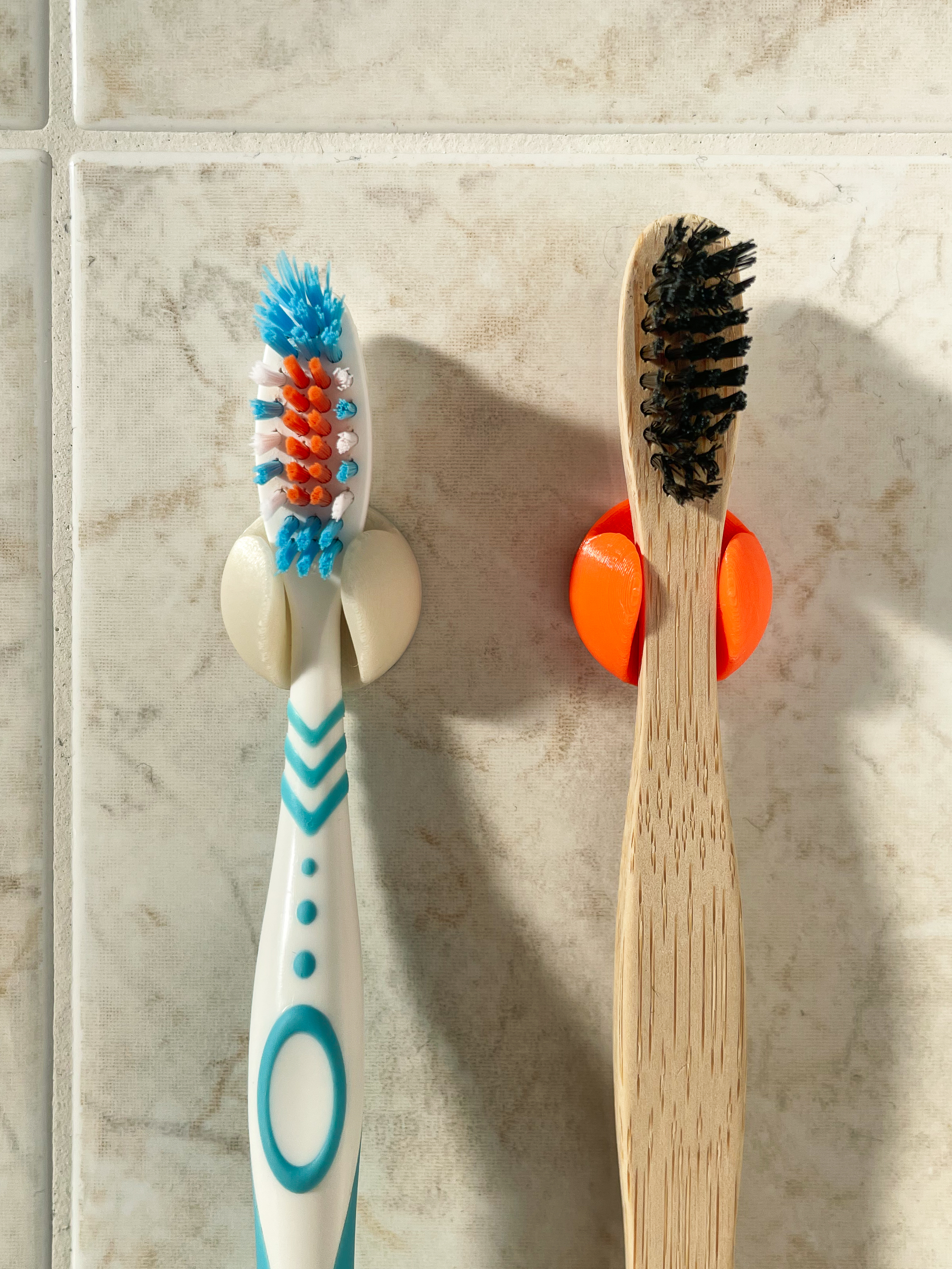 Simple yet elegant toothbrush holder/ hanger