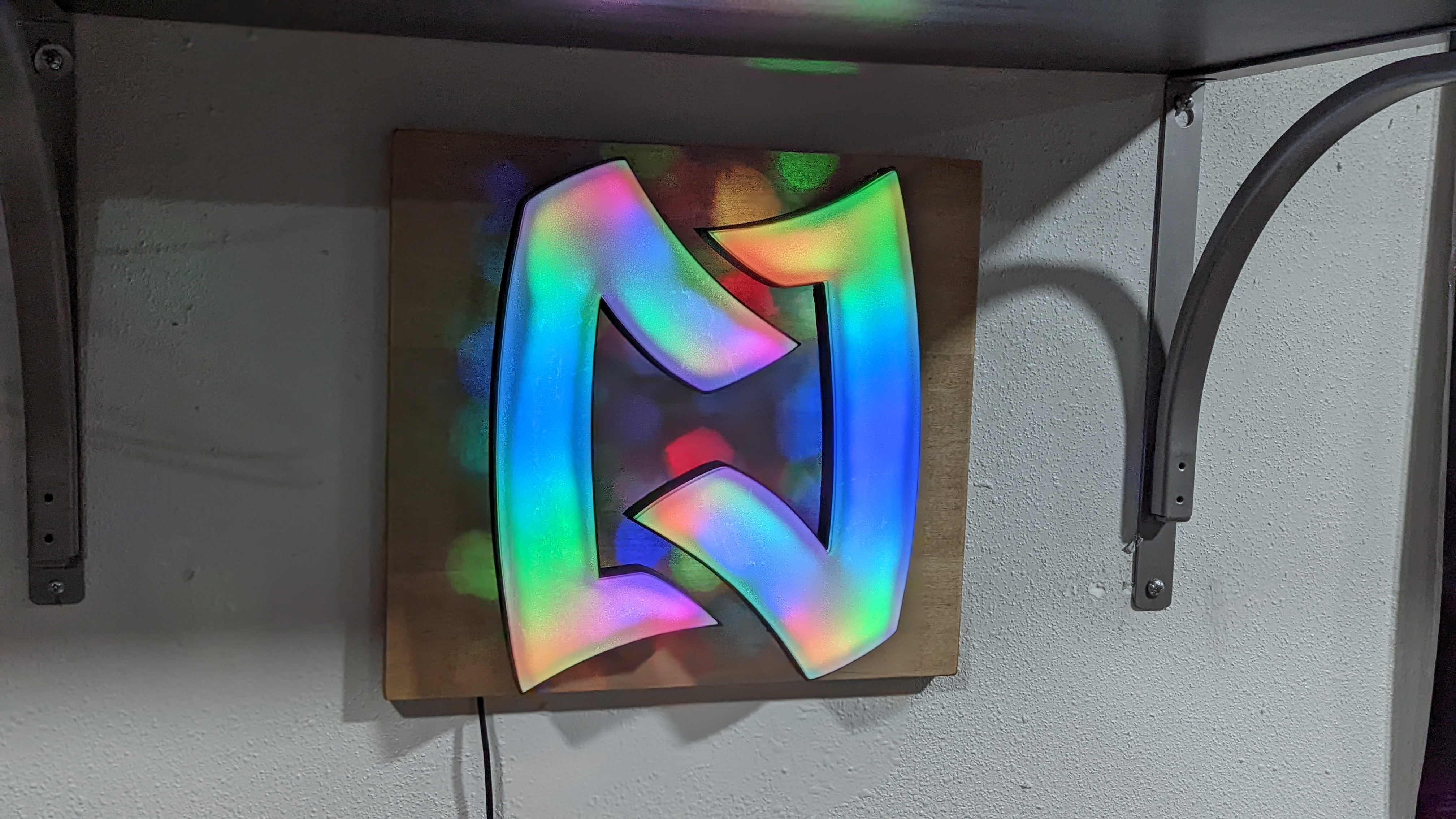 LED Letter J