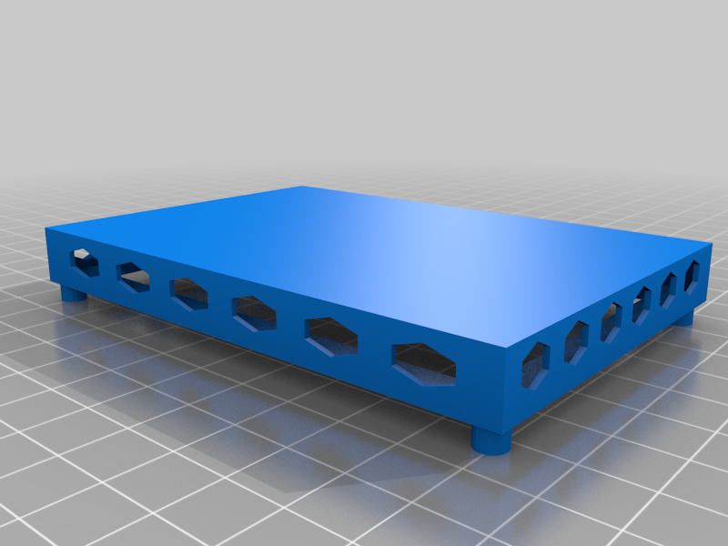 Miniatura 2 do modelo 3D hexapod basic freenove cover\mounting platform