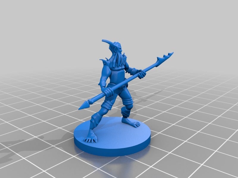 Miniatura 3 do modelo 3D Bearded Devil