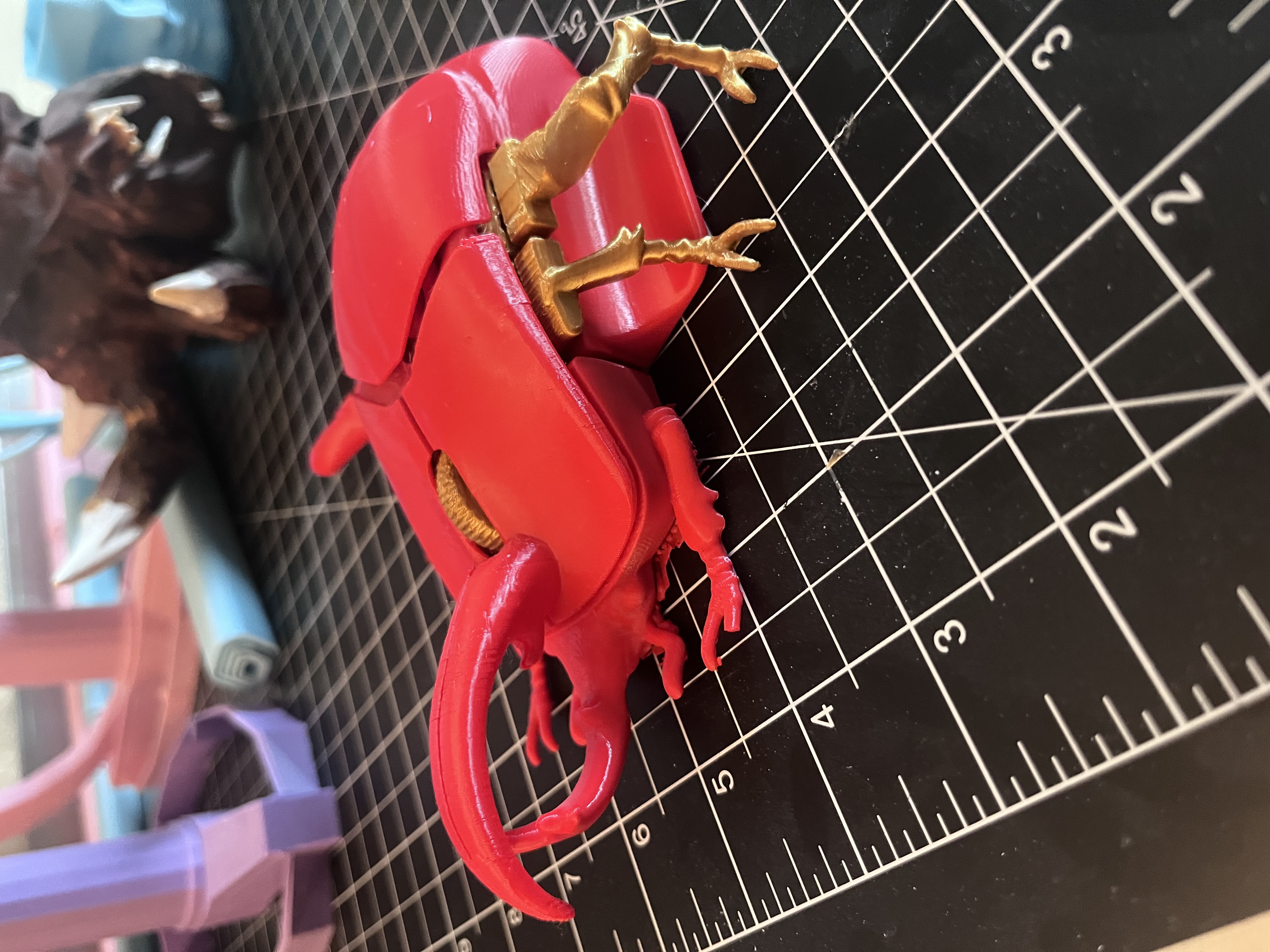 Rhinocerous Beetle HyperX Pulsefire Saga - Shells and Buttons Variation