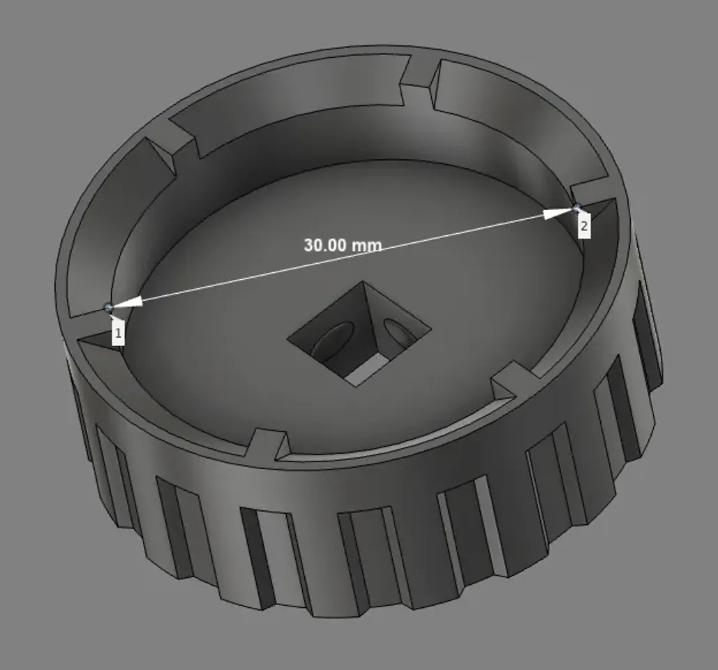 Seiko Watch Case Back Socket by Gal3D | Download free STL model |  