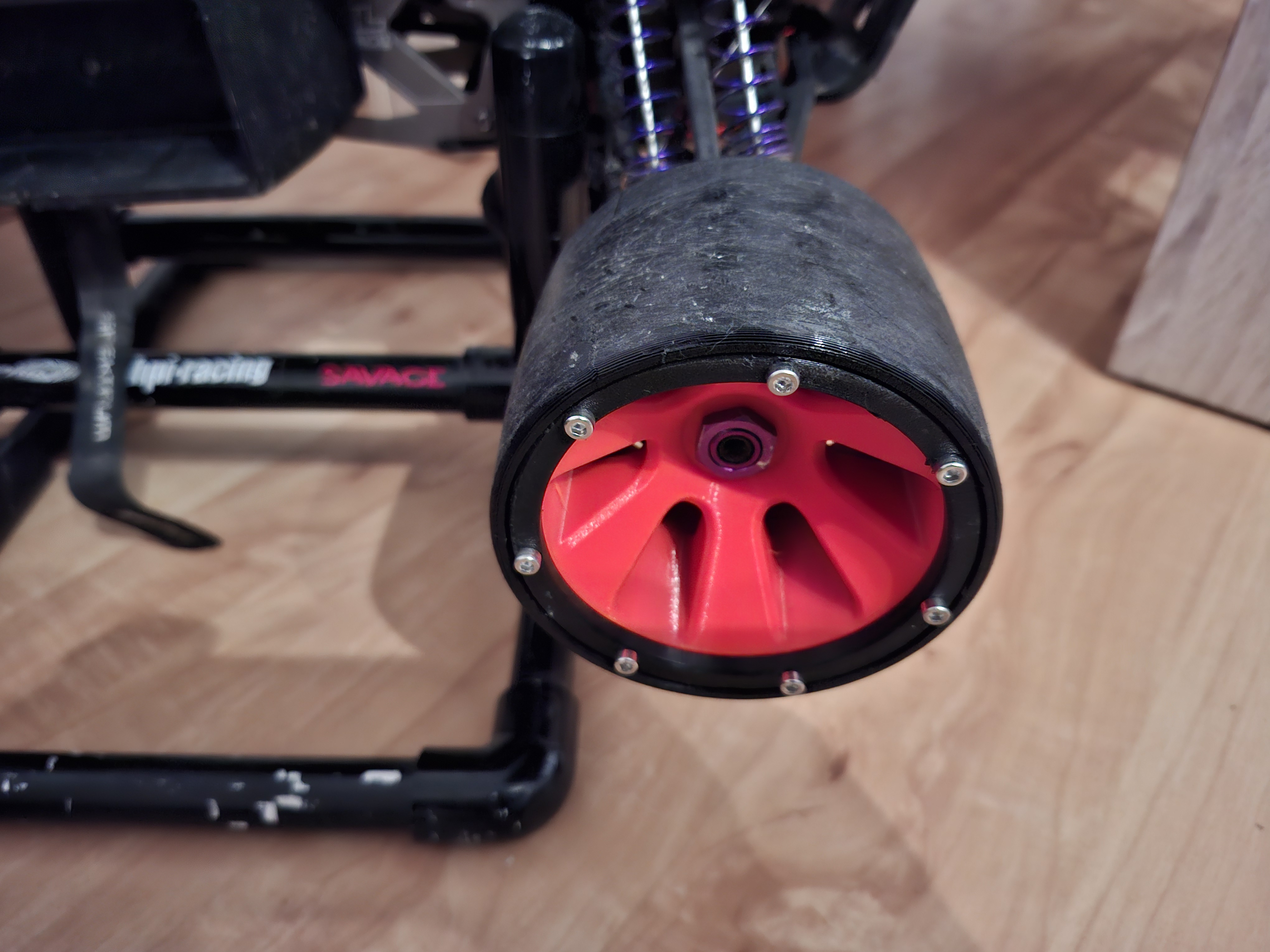 Drift Wheels Tires 17mm Hex for 1/8 Monster Trucks / Truggies Savage revo summit ...