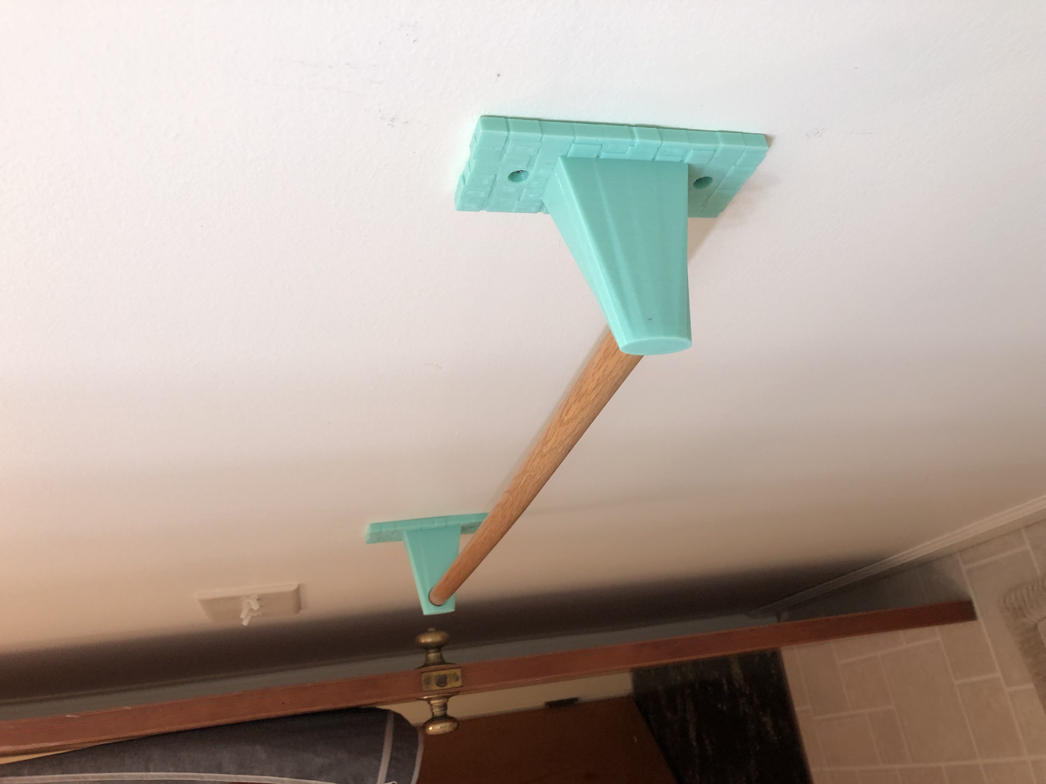 Bathroom towel rack holder