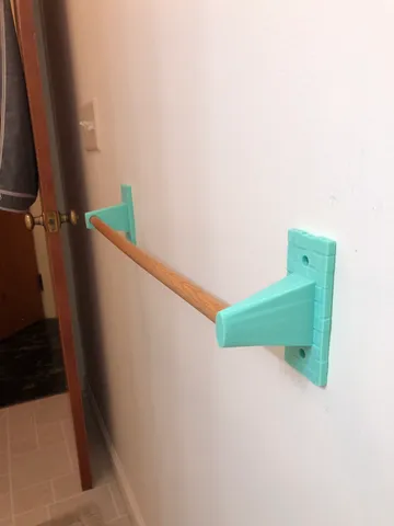 Bathroom towel rack holder