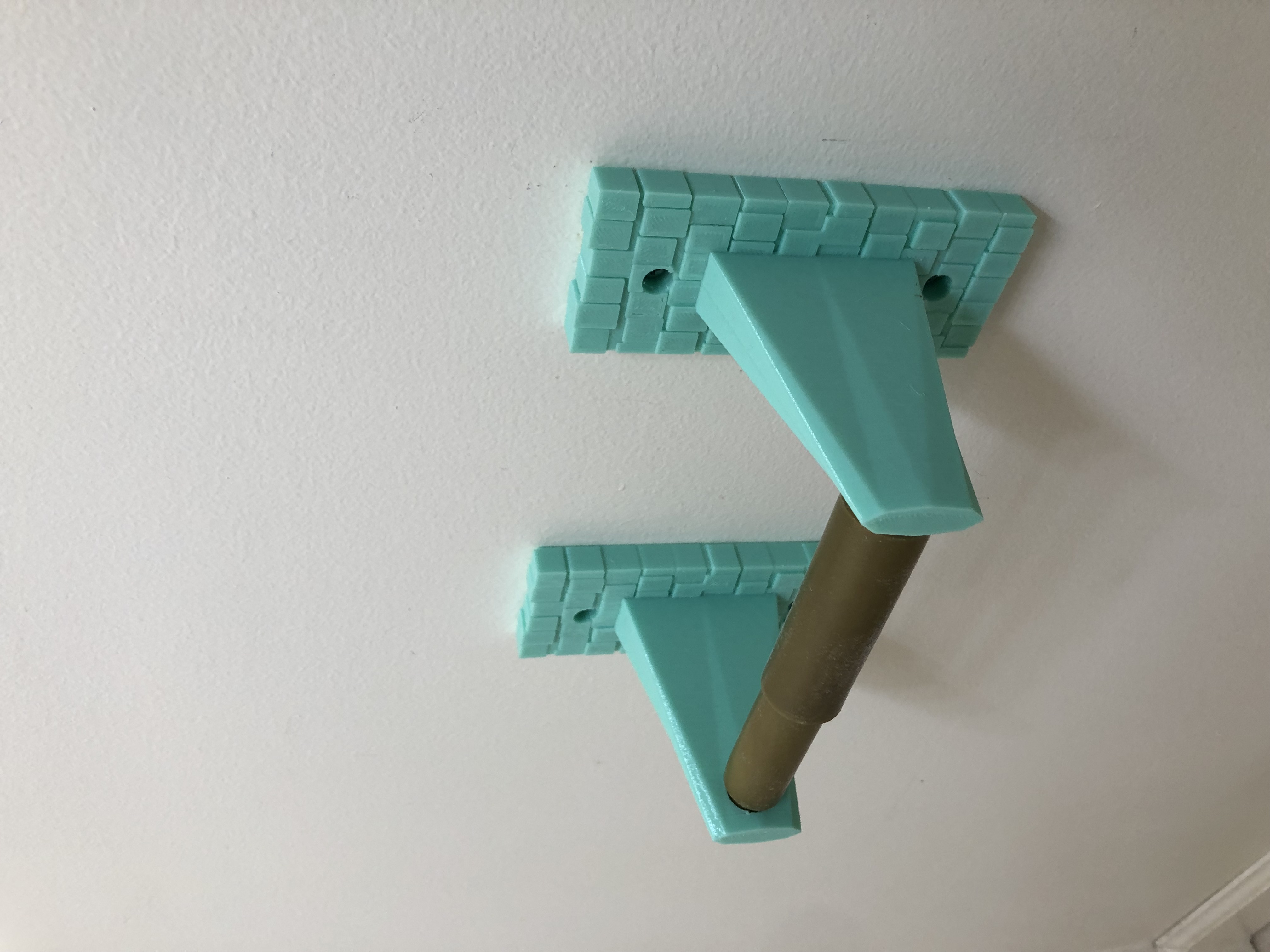 Toilet paper holder extender by Hurst Printing Co. Download free STL