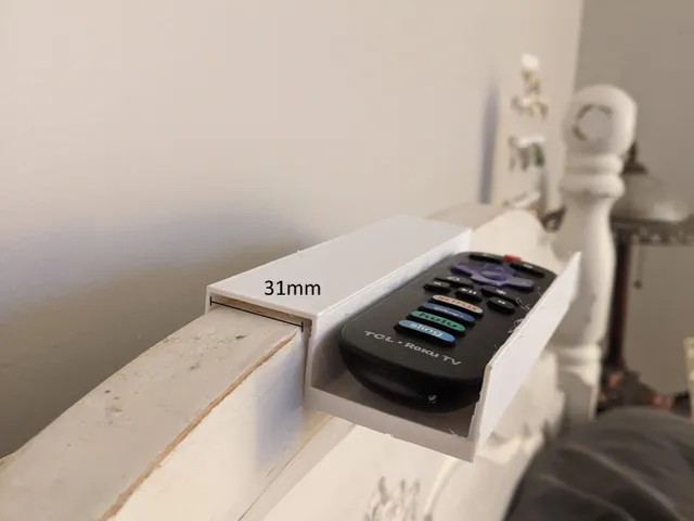 Bedframe Remote Holder for Roku Remote