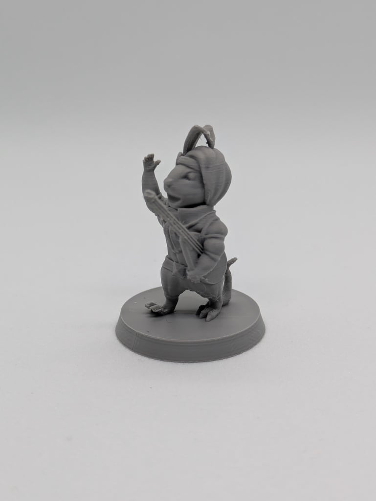 Mouseling bard FDM supportless — miniatura 3